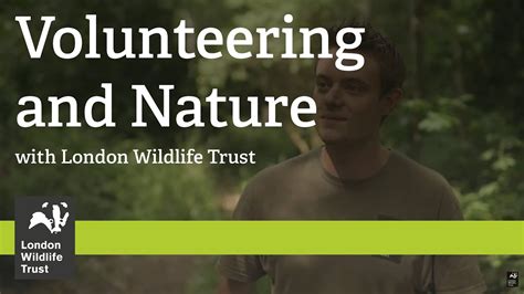 Volunteering And Nature London Wildlife Trust Youtube