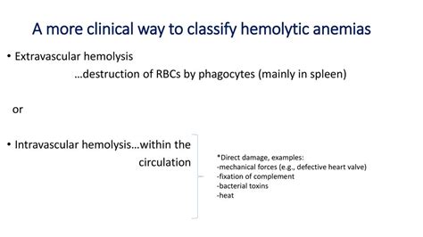Hemolytic Anemias 1 Of 2 Ppt Download