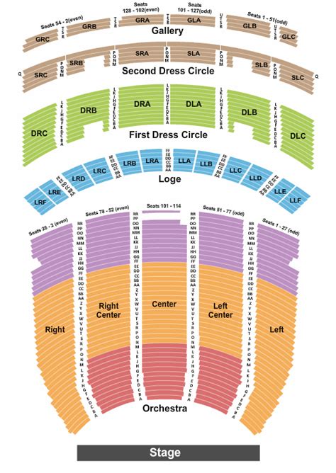 Fox Theatre Seating Chart View Two Birds Home