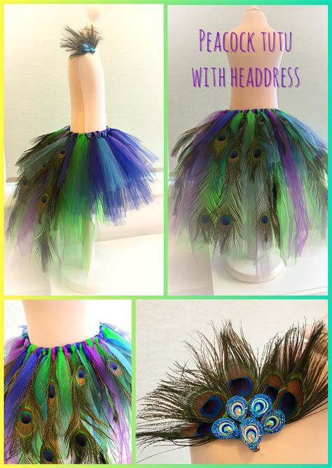 Homemade Peacock Tutu Costume