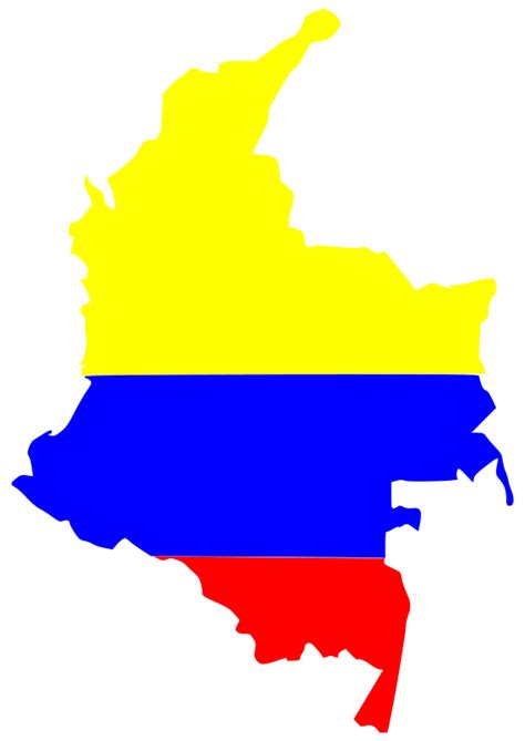 Mapa De Colombia Clip Art Illustration Free Transpare