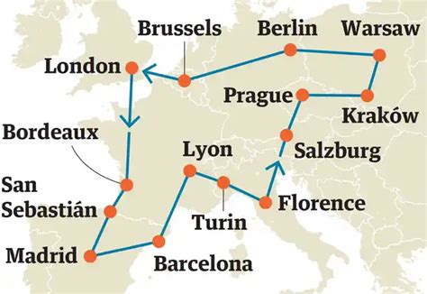Five Great Interrail Itineraries Across Europe Europe Train Travel