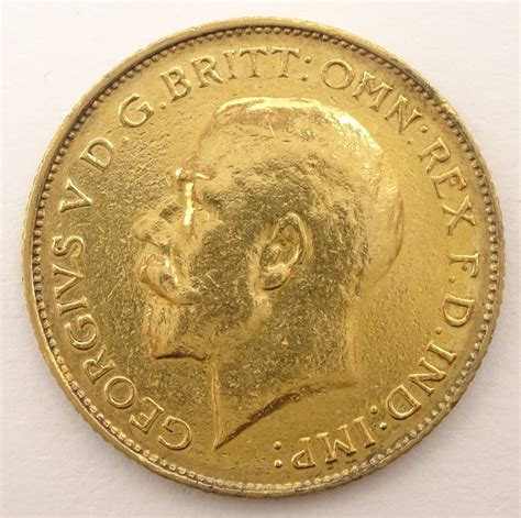 King George V 1926 Gold Half Sovereign Coins Banknotes And Stamps