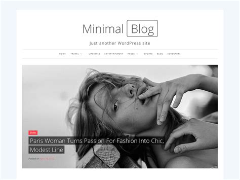 Minimal Blog Wordpress Org