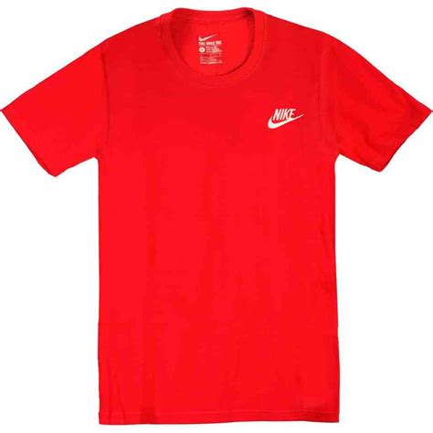 Air jordan boy's jumpman logo t shirt. Nike Club Swoosh Mens Red Short Sleeve Tshirt - Exclusive ...