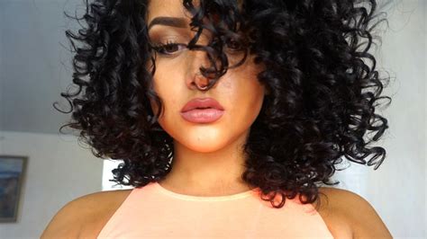 You can try short hairstyles, but you can also do the long ones. Big Curly Hair routine - YouTube