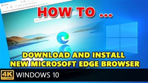 How To Download And Install Microsoft Edge Windows