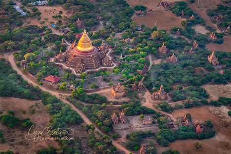 myanmar 2020 aerial view of ancient bagan 2100 temples caryn esplin fine art photography