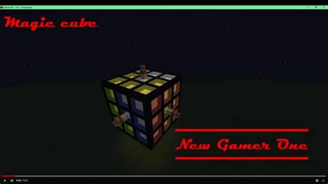 Minecraft Zauberwürfel Light Show Magic Cube Neu Youtube