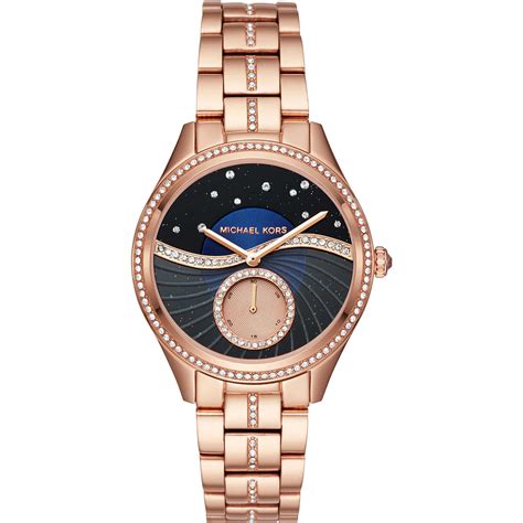 For spring/summer 2014 michael kors introduces a captivating wrist watch collection spacing from the notorious lexington gold timepieces. watch multifunction woman Michael Kors Lauryn MK3723 ...