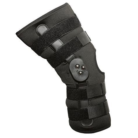 Universal Hinged Knee Brace Support Compression For Aclpcl Injuries