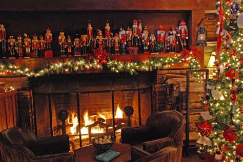 Christmas Fireplace Wallpapers Wallpaper Cave