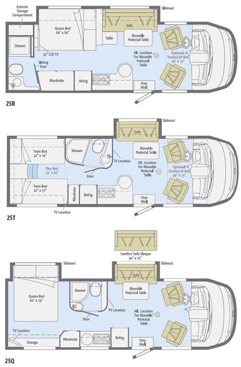 Winnebago Class C Rv Floor Plans