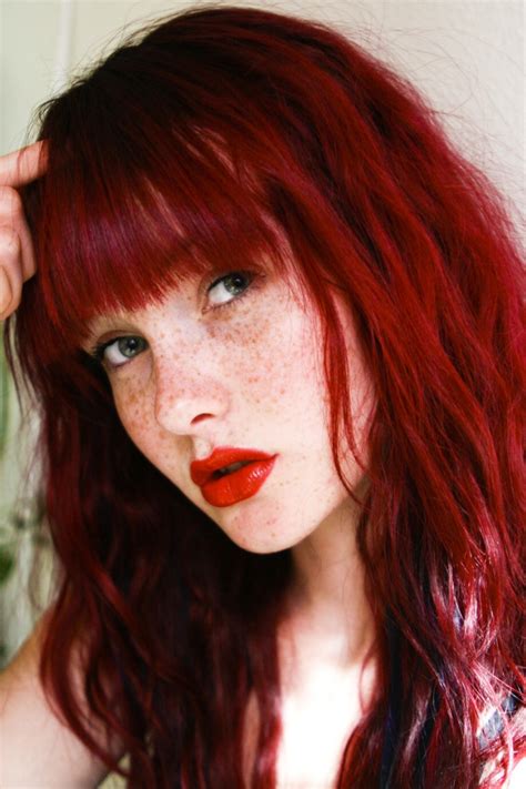 i love bangs beautiful hair beautiful redhead bangs