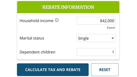 Federal Carbon Tax Rebate Calculator Alberta