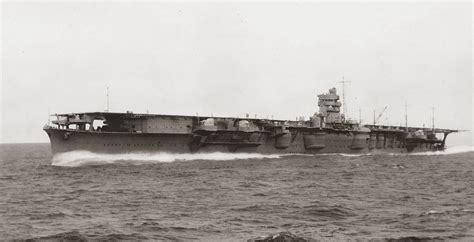 imperial japanese navy aircraft carrier hiryu showing her beautifull lines aircraft carrier