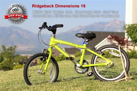 Ridgeback Dimension 16 Kids Bike Review Two Wheeling Tots