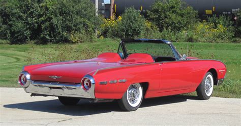 1962 Ford Thunderbird Red Roadster M Code 390cu340hp Franks