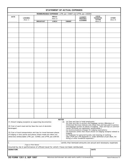 41 Dd Forms 1351 Page 3 Free To Edit Download And Print Cocodoc