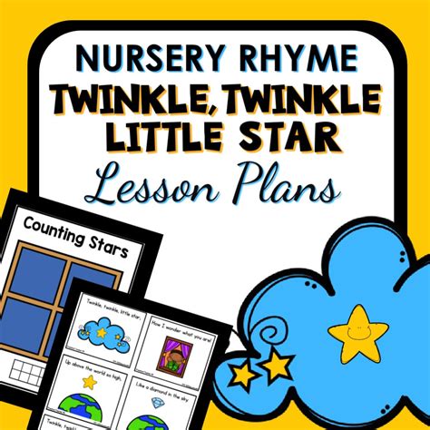 Twinkle Twinkle Little Star Activity With Rhyming Words Fun A Day