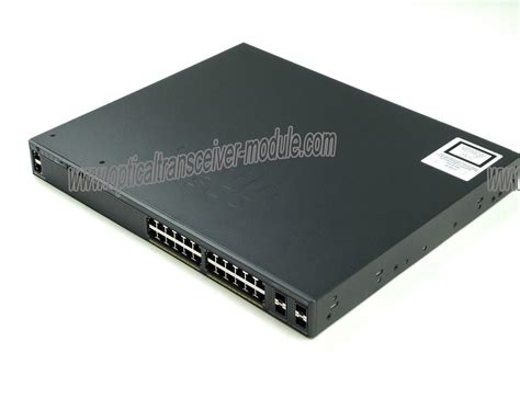 24 Port Fiber Optic Switch Ethernet Switch Sfp Cisco Ws C2960x 24ps L