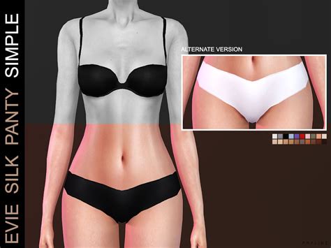 the sims resource evie silk panty simple