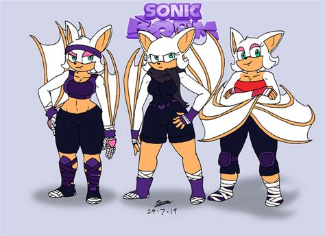 Sonic Boom Rouge Alternate Costumes By Tmntsam On Deviantart