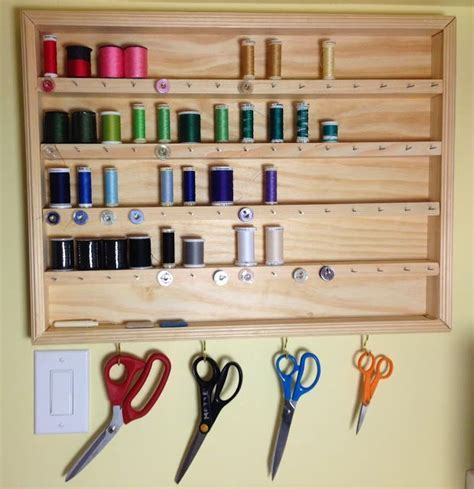 After Weeks Of Staring Longingly At This Homemade Thread Organizer By