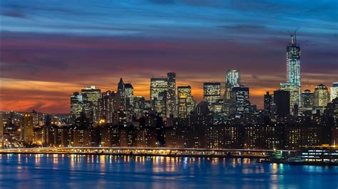 Manhattan Skyline New York Panorama Wallpapers Hd Wallpapers Id 17644