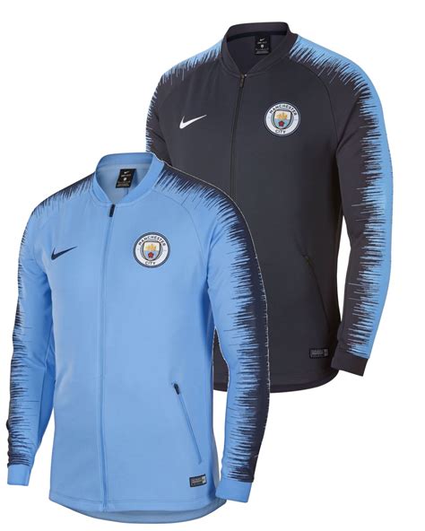 The new kit and training range are now available! Manchester City Nike Pre Match Jacke Jacket 2018 19 Anthem ...