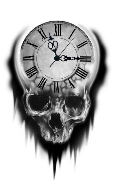 Tattoo Design Ideas Skull Clock Clock Tattoo Design Skull Tattoo