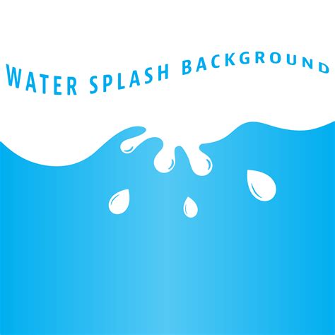 Water Splash Background Clip Art