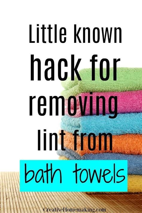 Here are some of my favorite tips for removing lint from towels with and without a dryer. Removing Lint from Bath Towels | Easy cleaning hacks ...