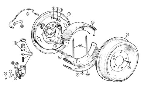 Front Drum Brakes 100 4 100 6 1953 59 Front Brakes Brakes