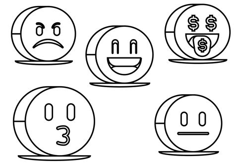 Emojis Black Graphic By Ssiimpti73 · Creative Fabrica