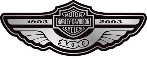 2003 Anniversary Logo Harley Davidson Wallpaper Harley Davidson Logo