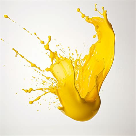 Flowing Yellow Liquid Background Yellow Motion Paint Background