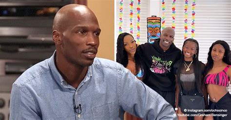 Ex Nfl Star Chad Ochocinco Shares A Rare Photo Posing With His 3