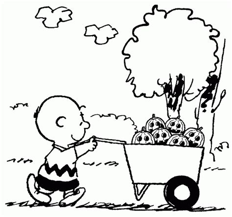 Its The Great Pumpkin Charlie Brown Coloring Pages Coloring Pages