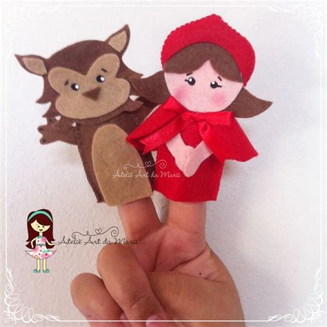 Dedoche Chapeuzinho Vermelho Para Imprimir