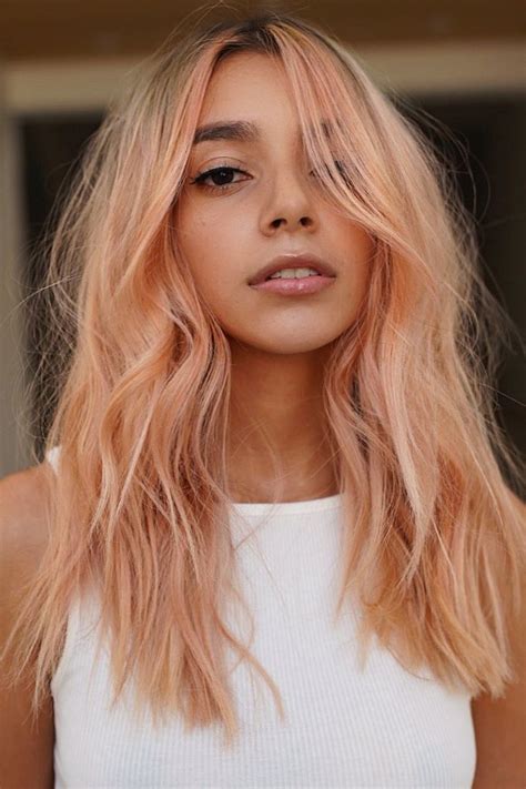 21 hair color suggestions for blonde of shades peach hair peach hair