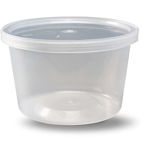 Deli Containers With Lids 16 Oz Leakproof Pack Of 40 Plastic