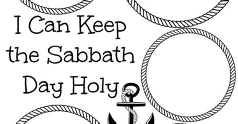Keep The Sabbath Day Holy Lds Coloring Pages Coloring Pages