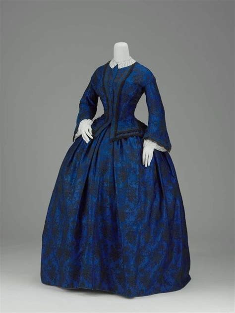 1850s American Day Dress At The Museum Of Fine Arts Boston This Is A