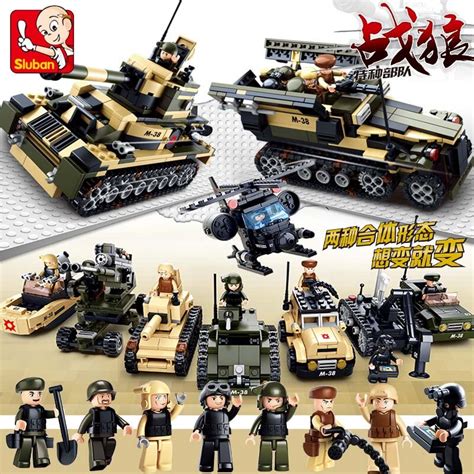 Buy Sluban Ww2 Compatible Legoed Army Tank Military