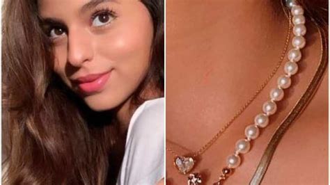 Shah Rukh Khans Daughter Suhana Khan Shows Off Her Jewellery
