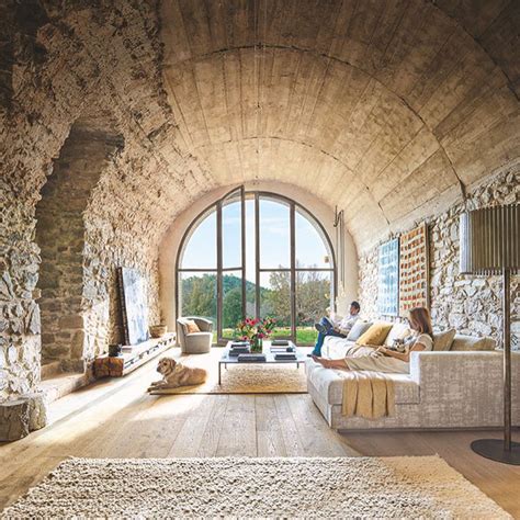 Natural Stone Farmhouse Converted Into Rustic Country House1