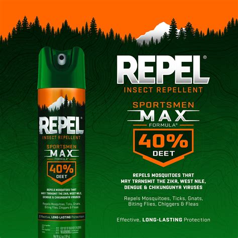 Repel Insect Repellent Sportsman Max Formula 2 Count Repel