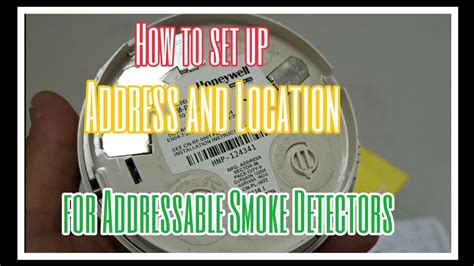 How To Set Address Location For Addressable Smoke Detectorstqgalog