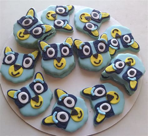 Bluey Cookies Fondant Cookies Cookies Sugar Cookie